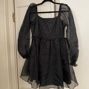 Sheer Black Dress